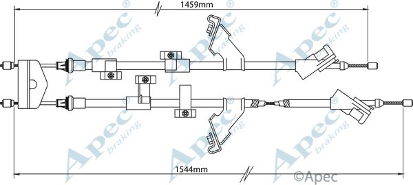 APEC BRAKING Vaijeri, seisontajarru CAB1152